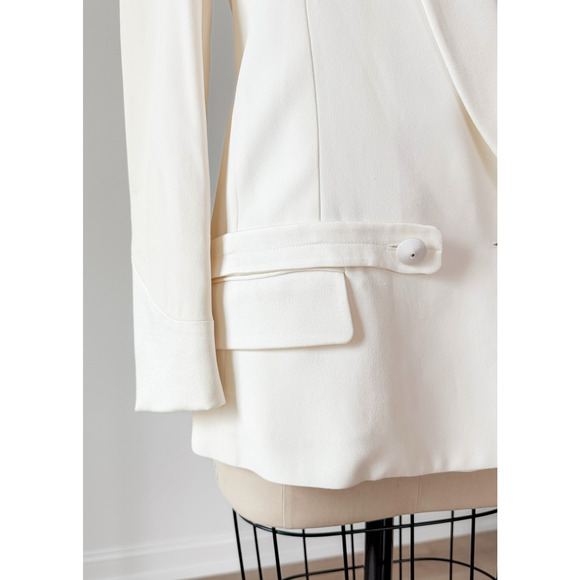 Yves Saint Laurent YSL Ivory Tuxedo Wedding Blazer Jacket Runway Autumn 2011 RTW - Picture 7 of 14